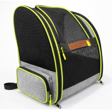 Bacco Milano Superior Gri Fileli Sırt Çantası