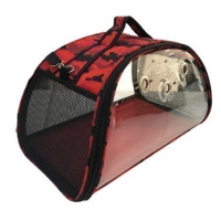 BACCO MİLANO ŞEFFAF ÇANTA KIRMIZI KOMANDO DESENLİ BACCO MİLANO ŞEFFAF ÇANTA KIRMIZI KOMANDO DESENLİ