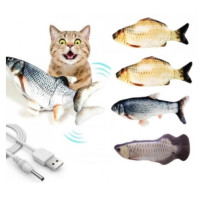 3324 Kedi Oyuncağı Hareketli Şarjlı Balık