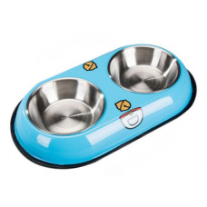 8160 Maxi Life İkili Çelik Mama Kabı 38,5cm